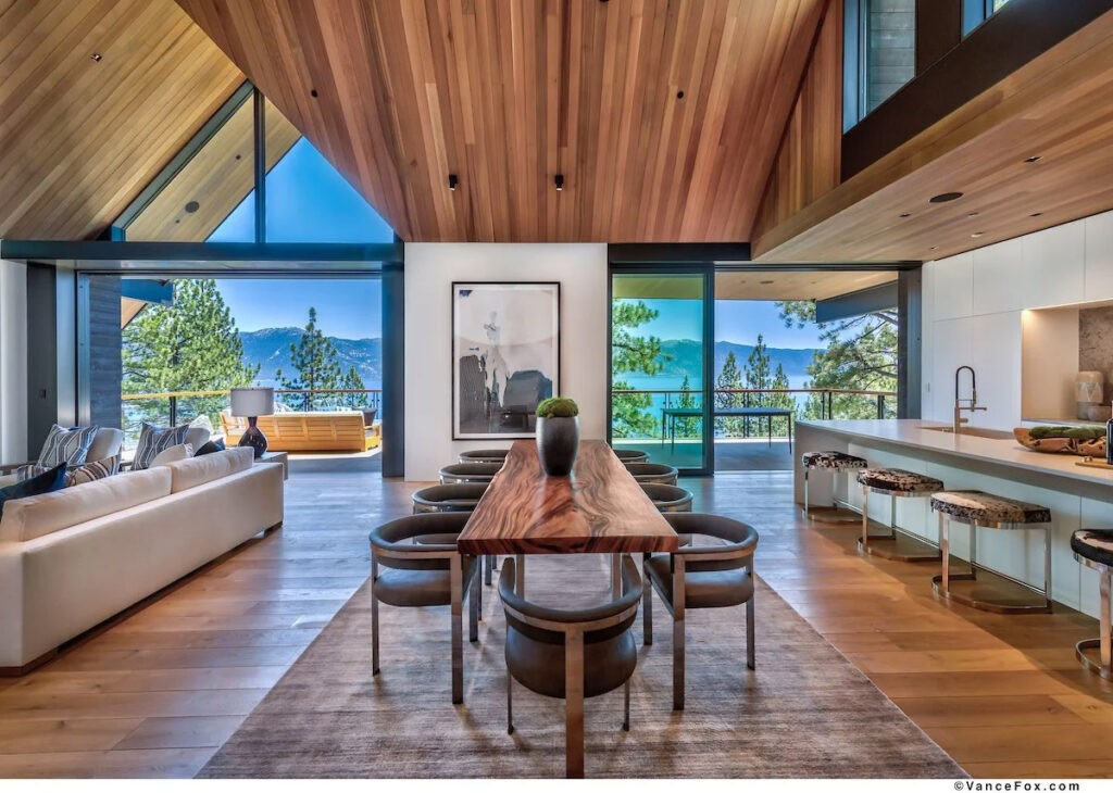Peaceful Lake Tahoe house captures outstanding mountain and lake views