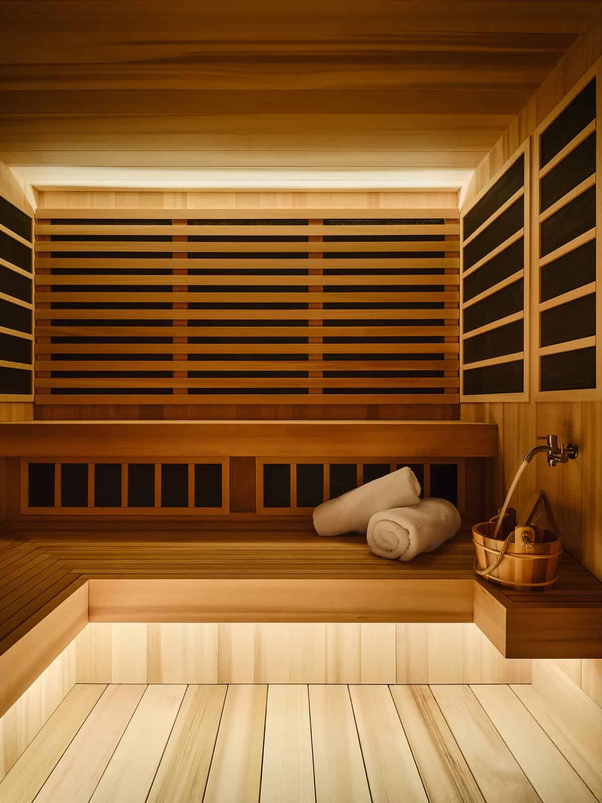mountain modern sauna