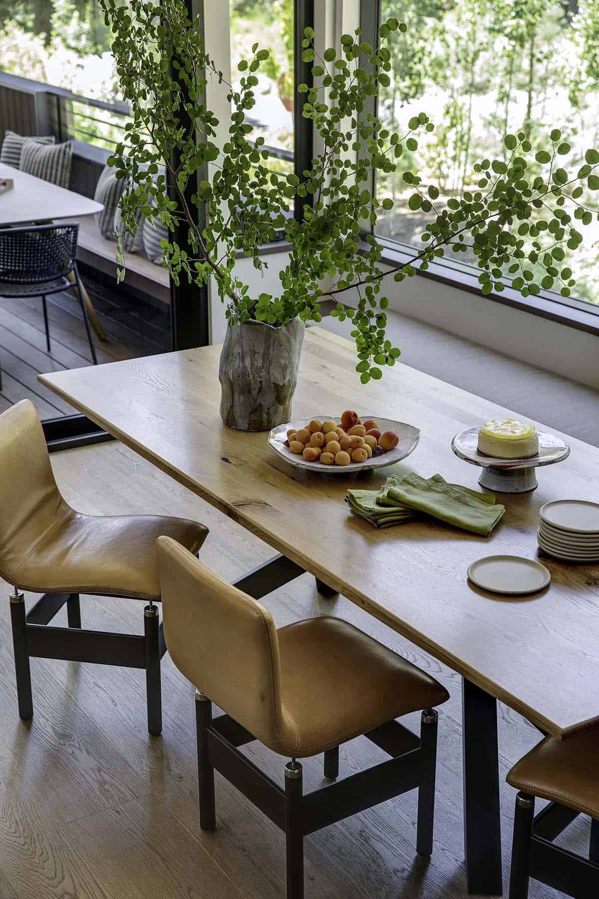 mountain modern dining room