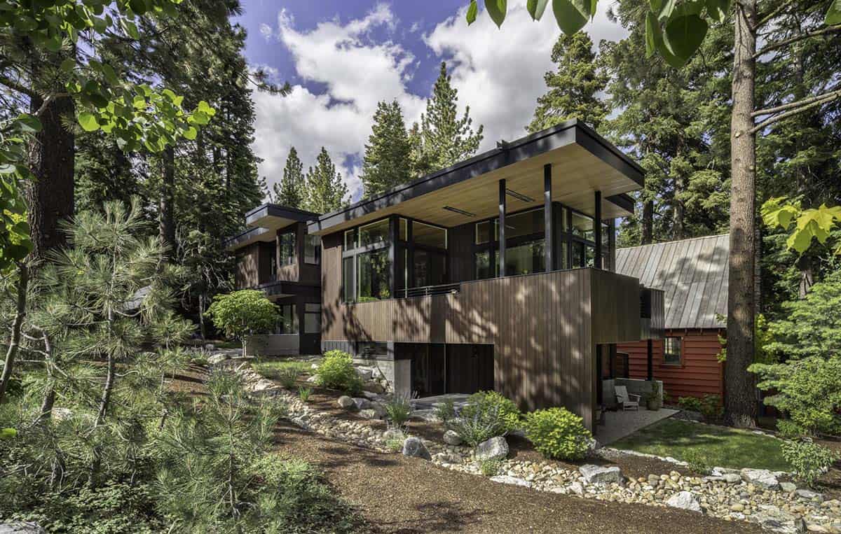 mountain modern home exterior