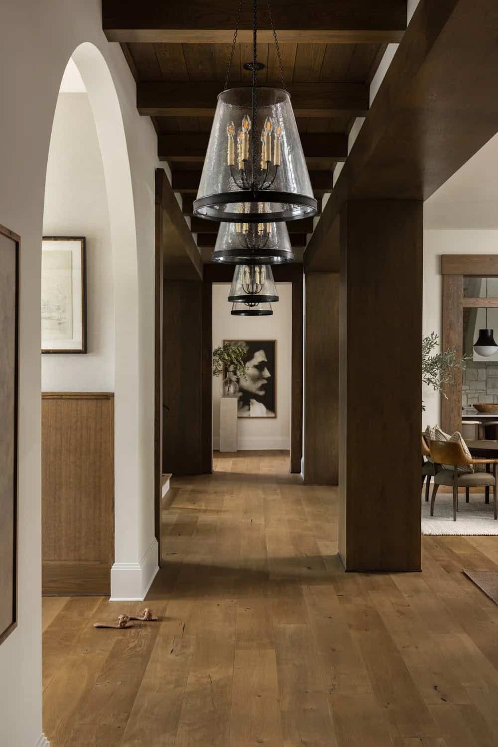 organic modern hallway