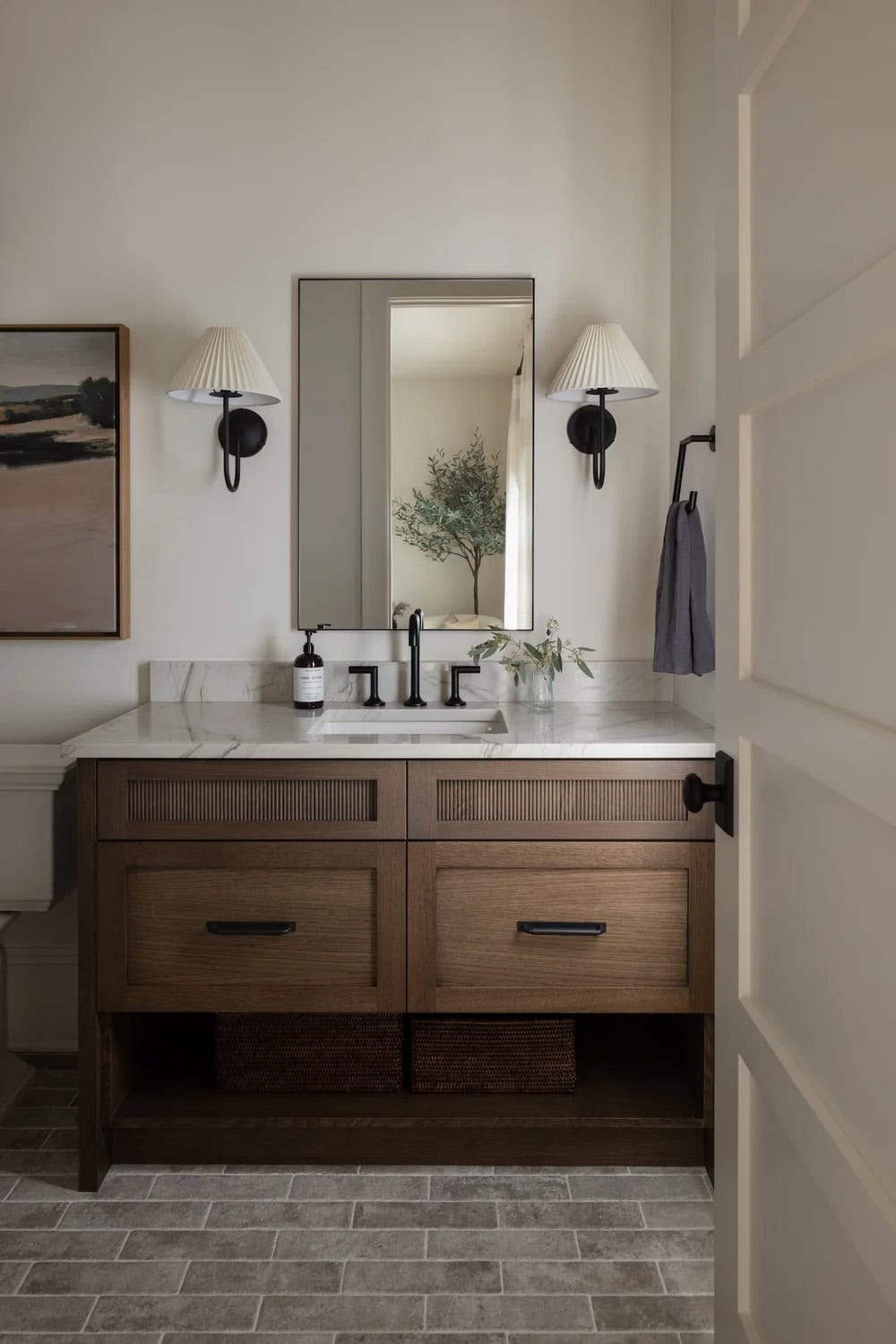 organic modern bathroom vanity