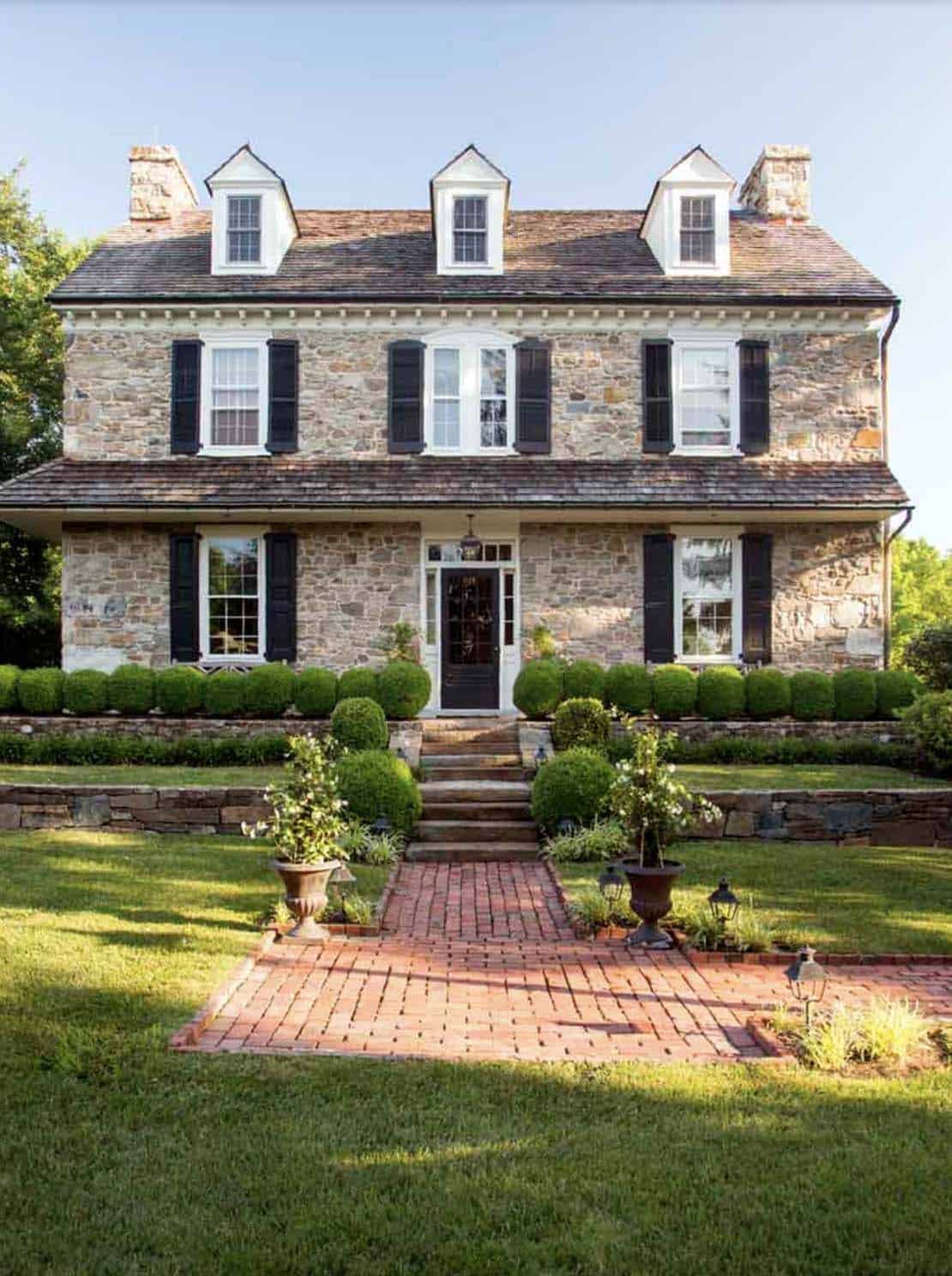 Stone Farmhouse Exterior