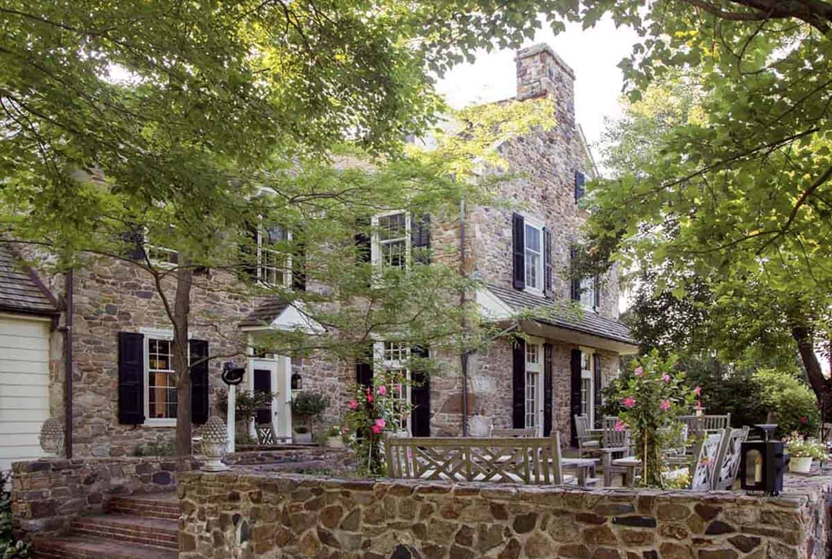 Stone Farmhouse Exterior