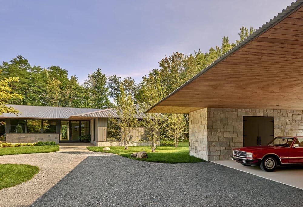 modern home exterior