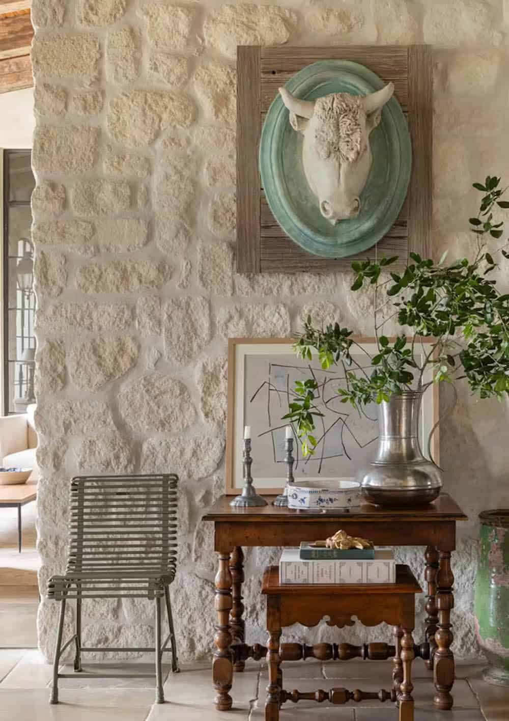 provencal-inspired home entry