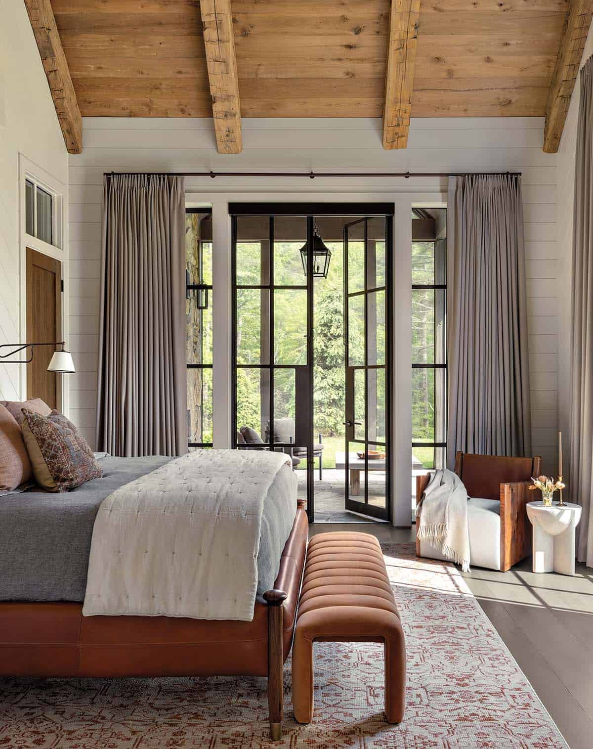 rustic modern bedroom