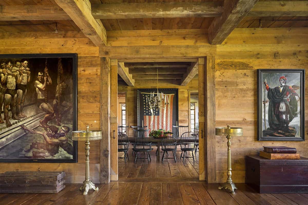 rustic dining room