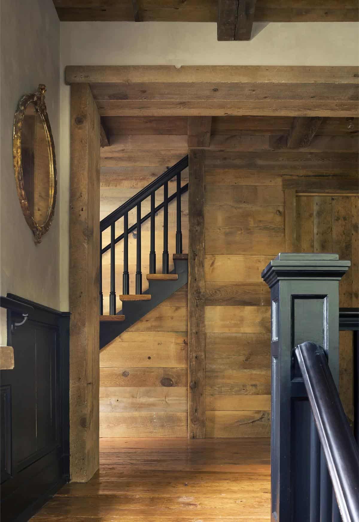rustic staircase