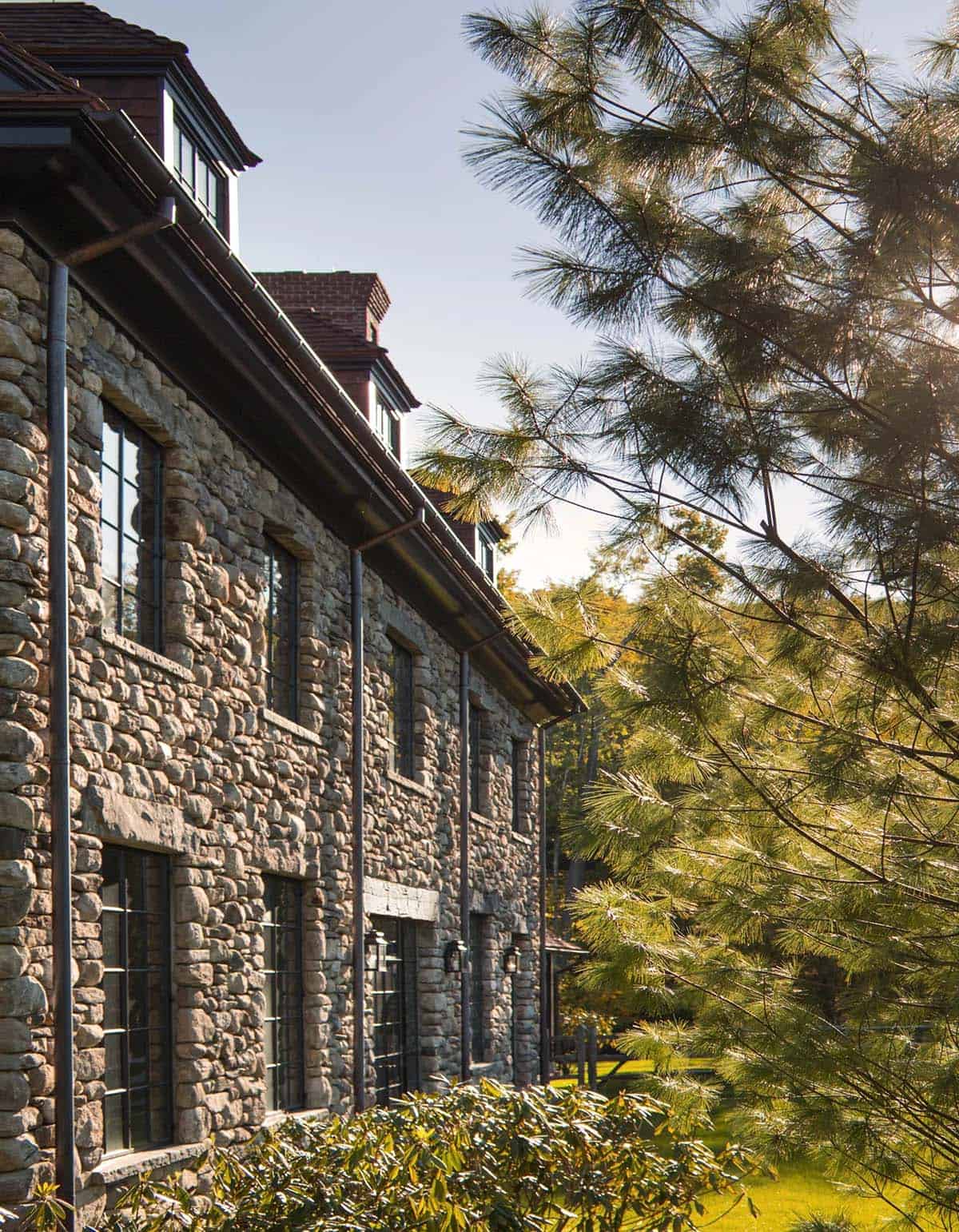 rustic stone house exterior
