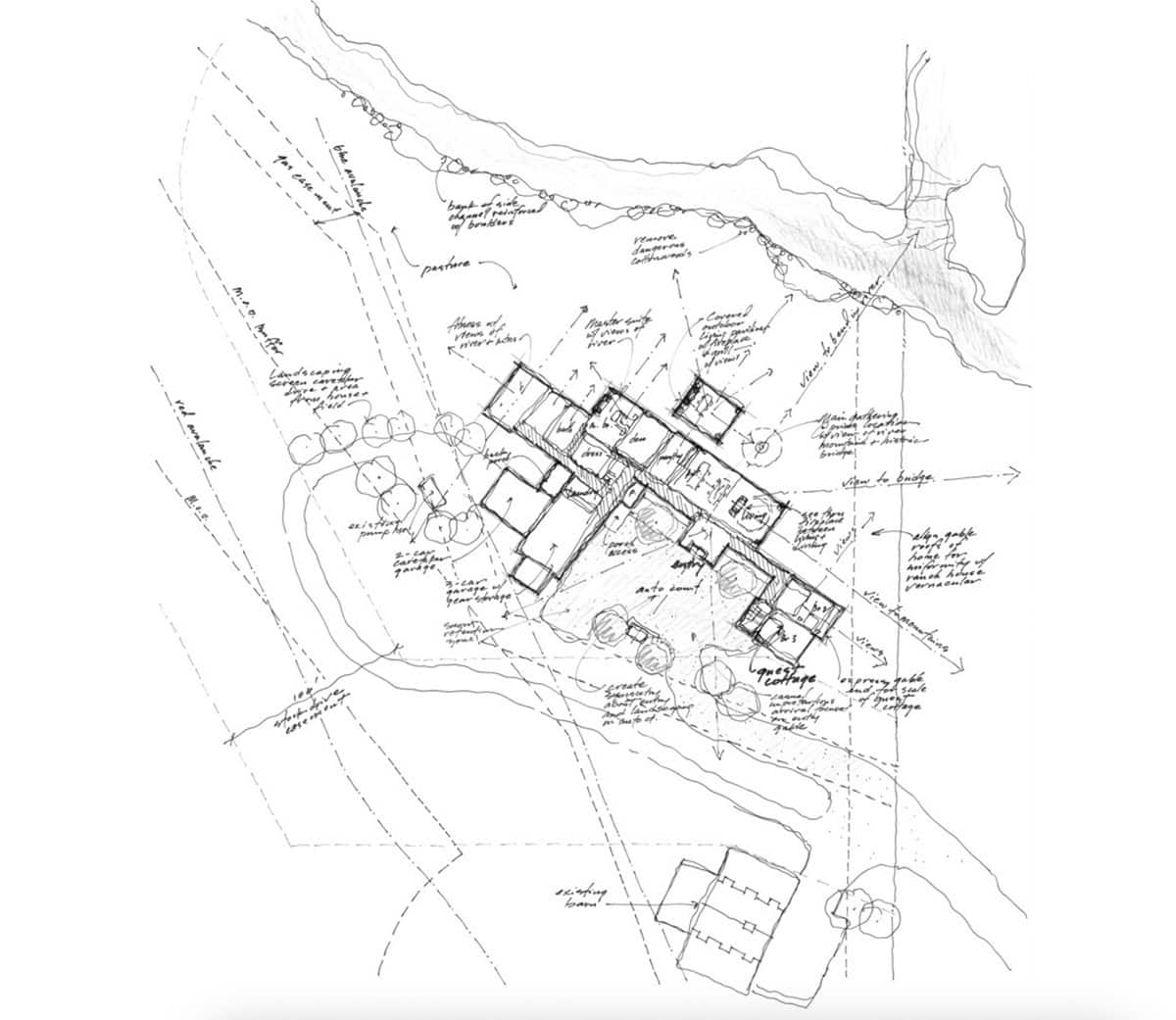 ranch house site plan