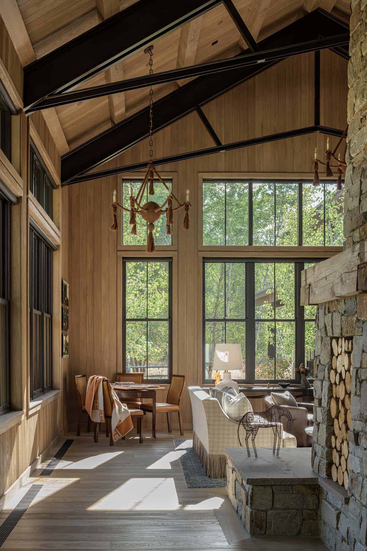 rustic living room