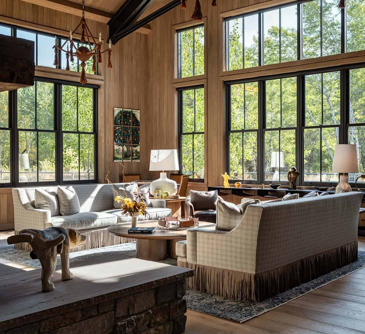 rustic living room