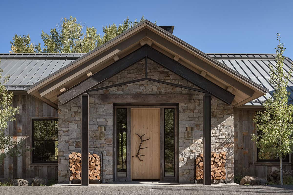 ranch house exterior entry
