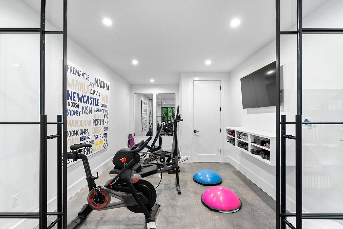 modern home gym