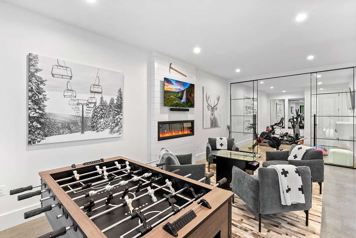 modern family room
