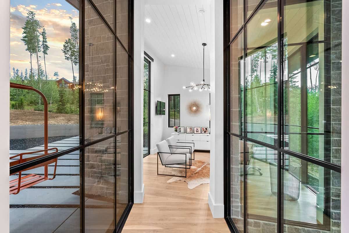 scandinavian modern hallway