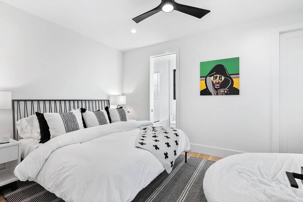 scandinavian modern guest bedroom