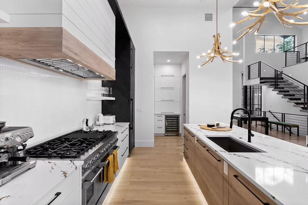 scandinavian modern kitchen and pantry