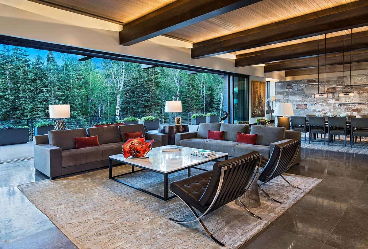 contemporary dining room