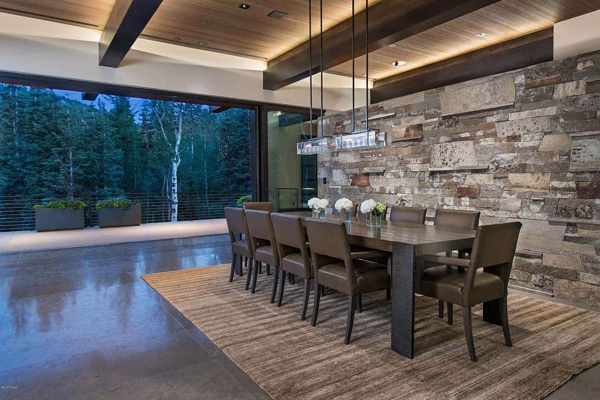 contemporary dining room