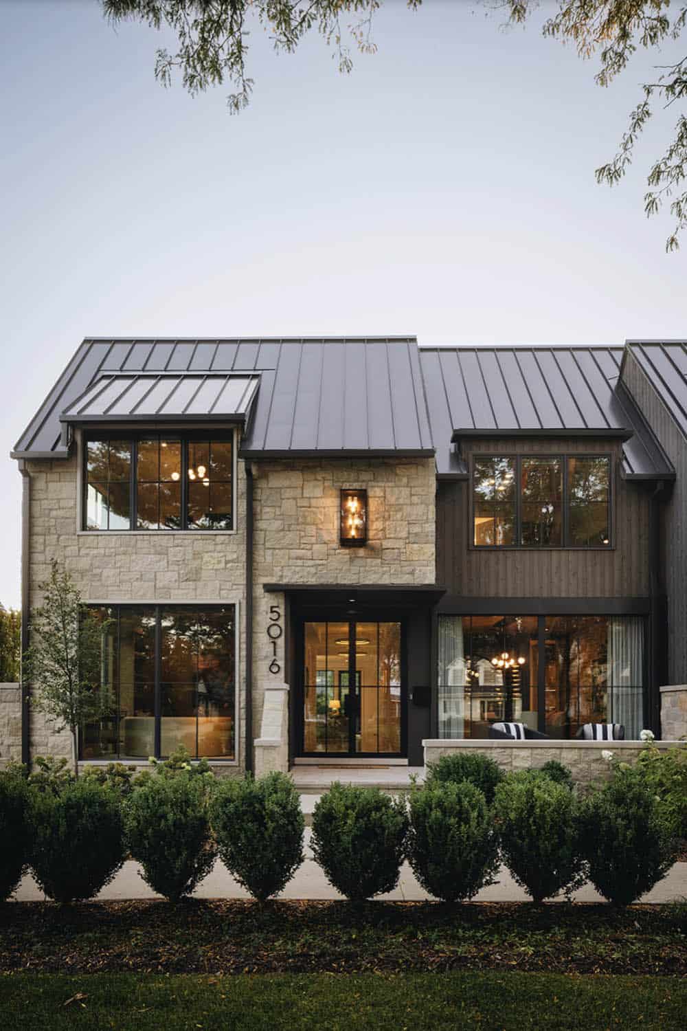 Transitional Style Home Exterior