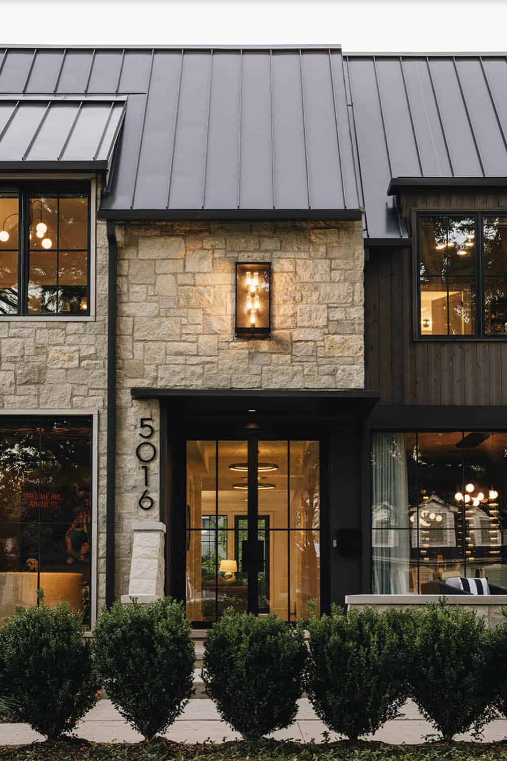 Transitional Style Home Exterior