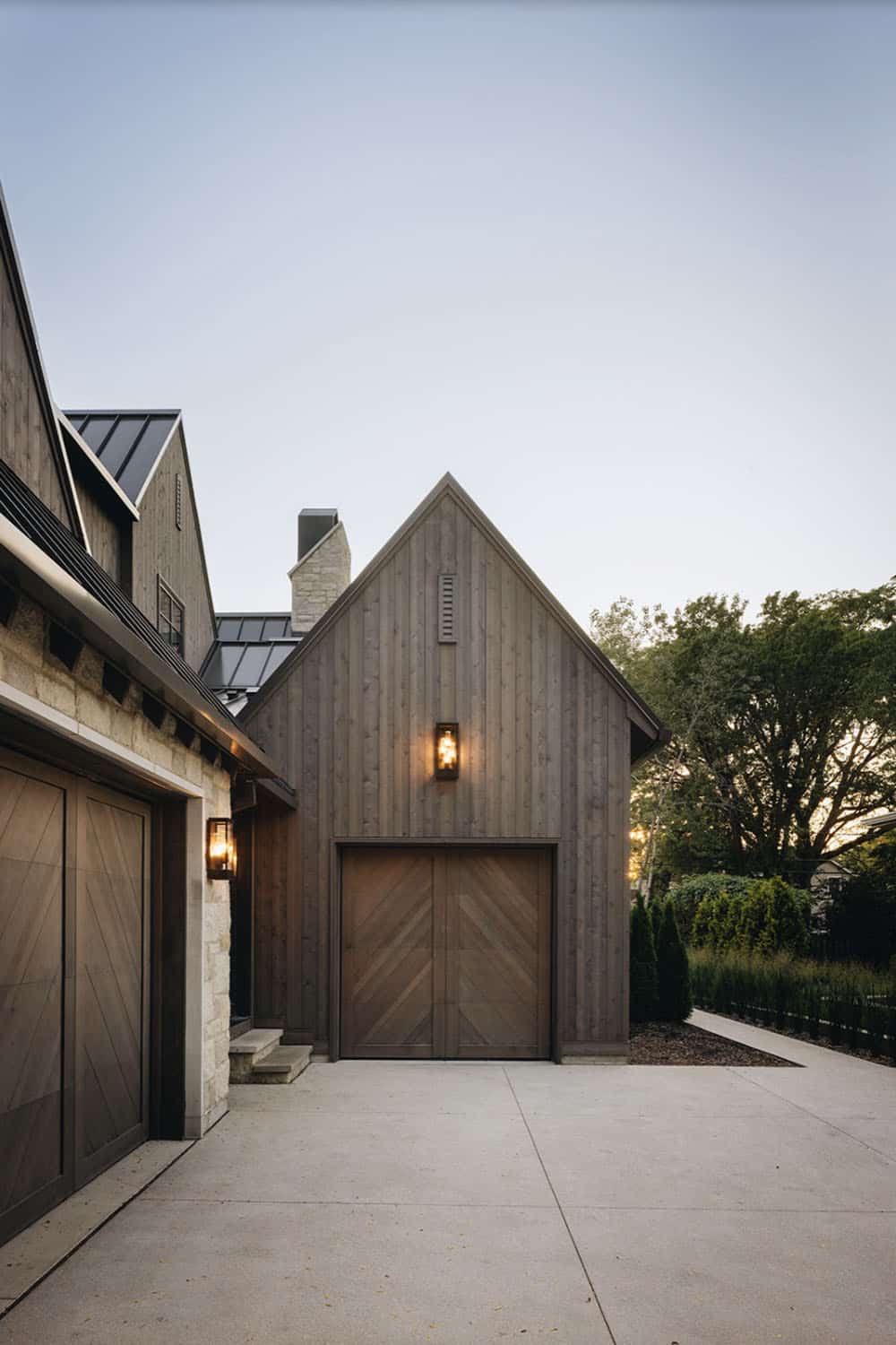 Transitional Style Home Exterior