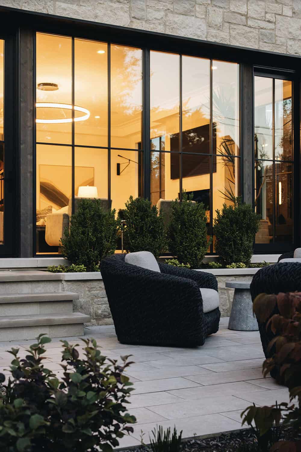 Transitional Style Home Porch