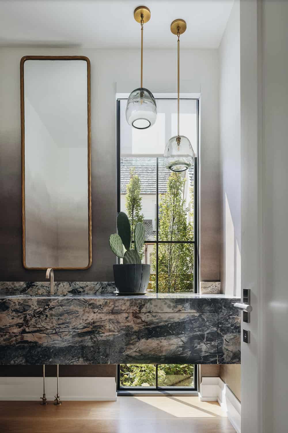 Transitional Powder Room