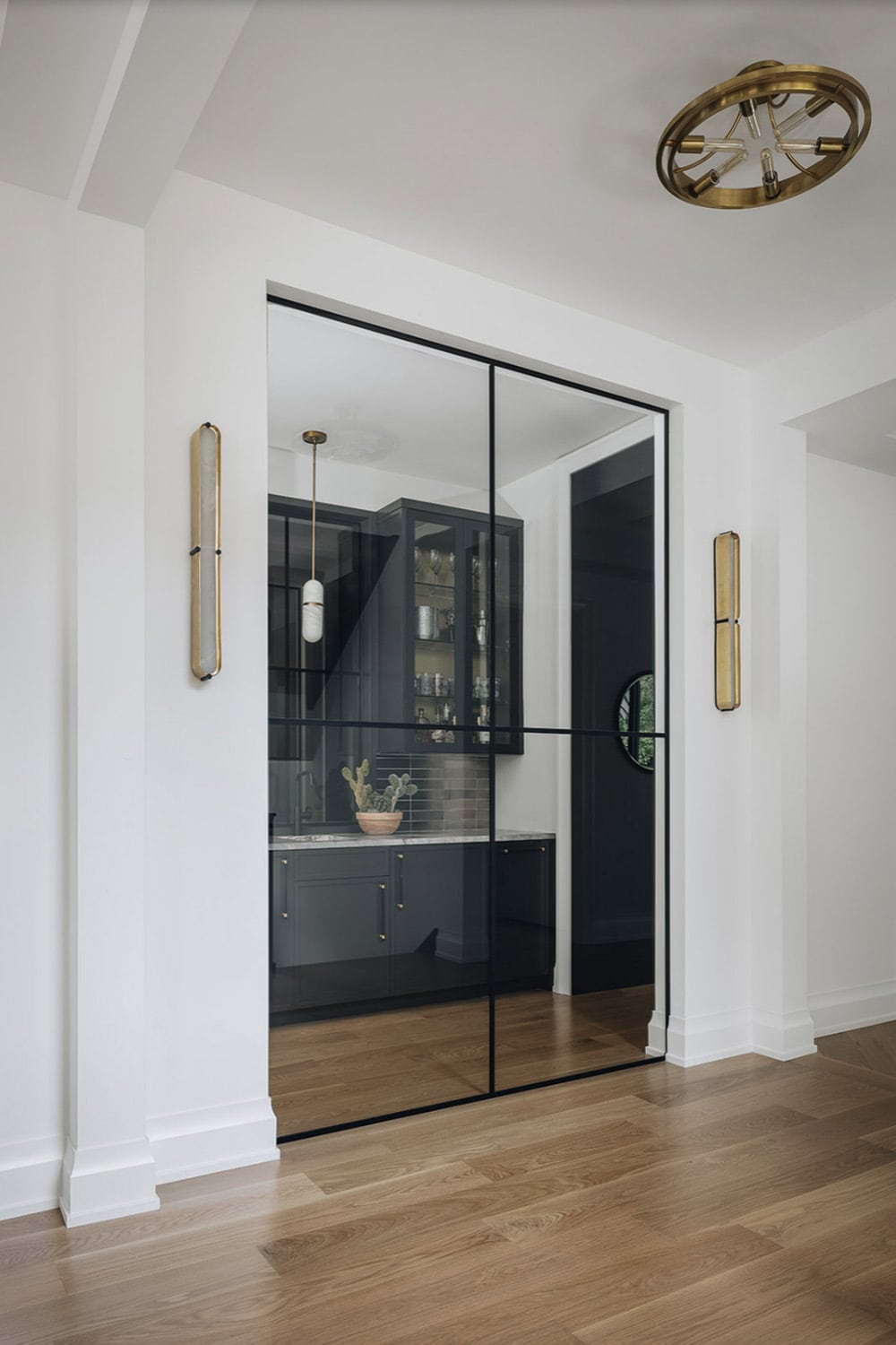 Transitional Style Hallway