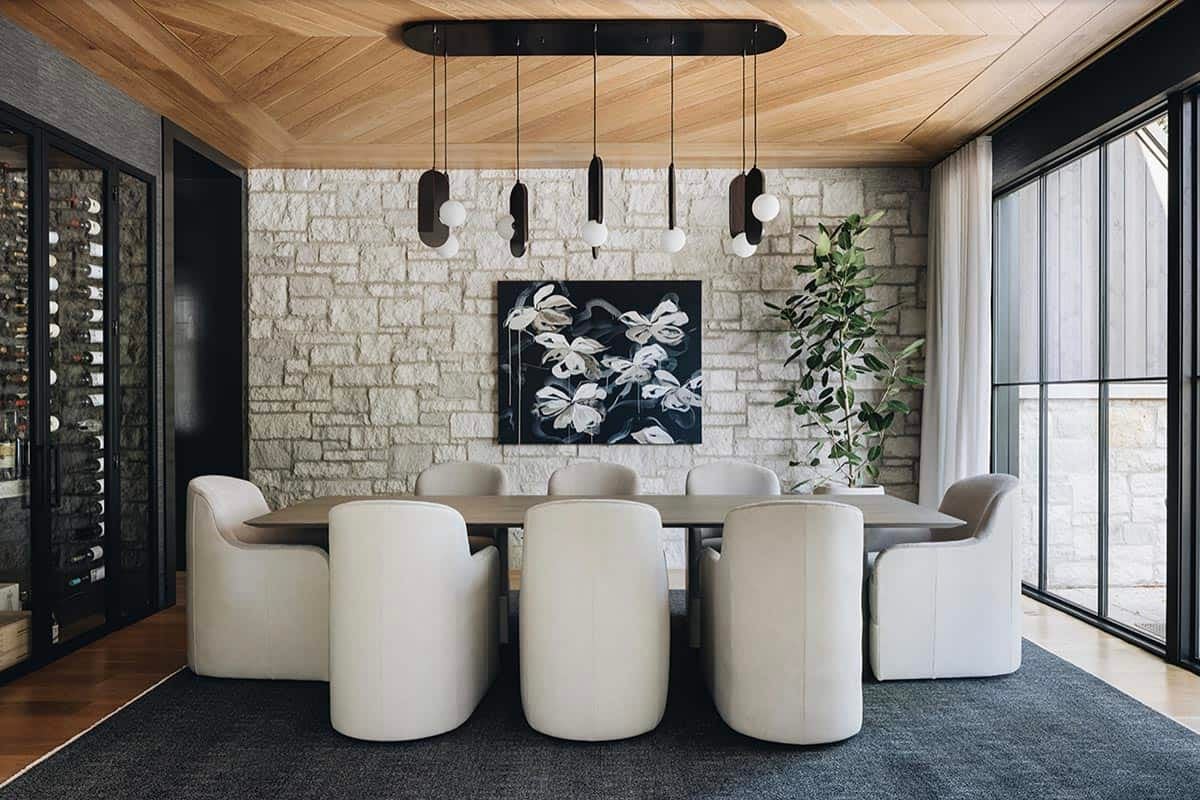 Transitional Style Dining Room