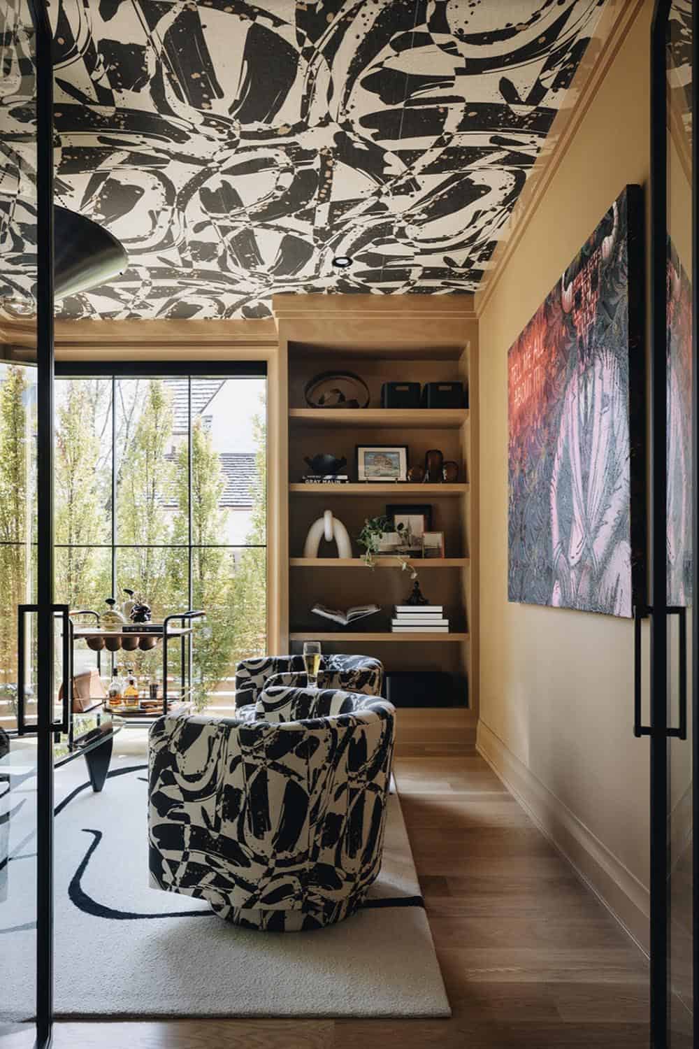 Transitional Style Living Room