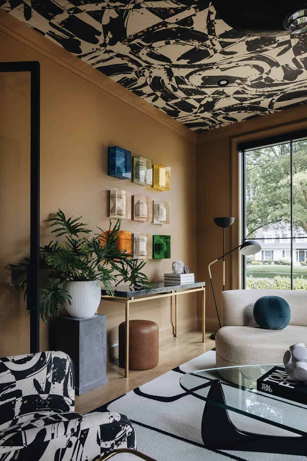 Transitional Style Living Room