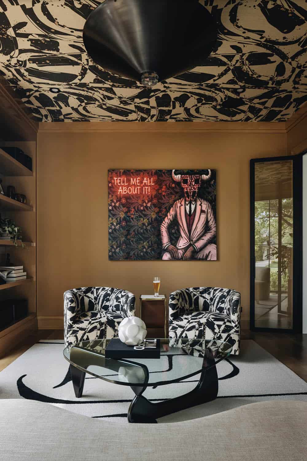 Transitional Style Living Room