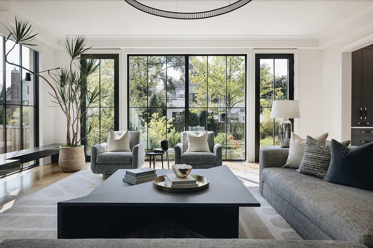 Transitional Style Family Room