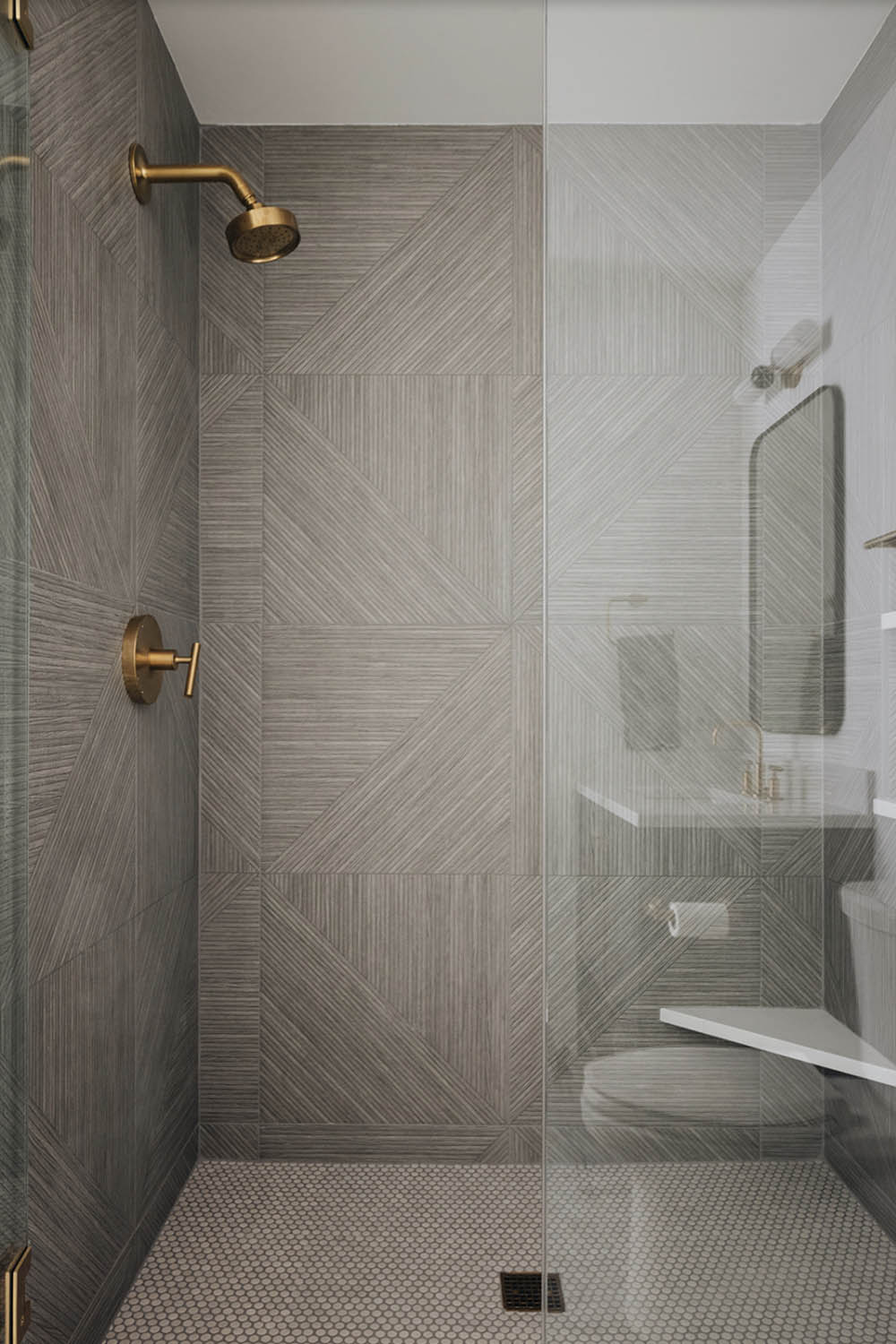 Transitional Style Bathroom