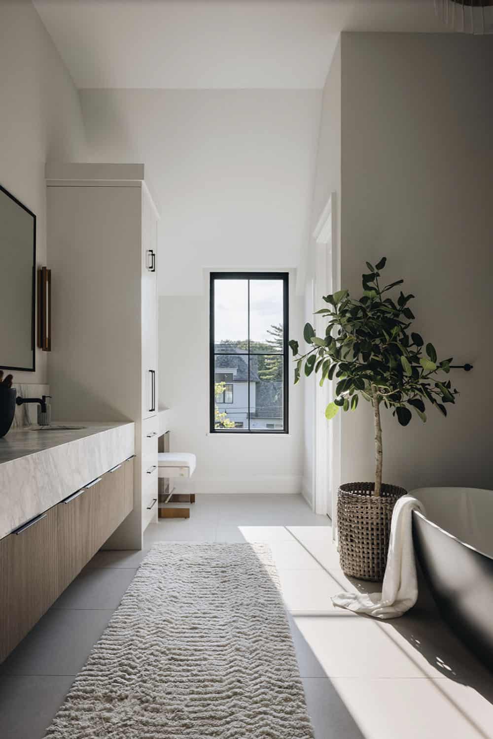 Transitional Style Bathroom