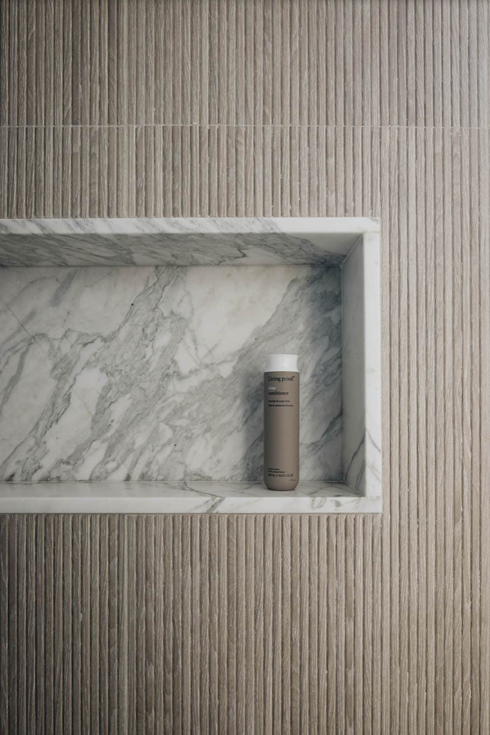 Transitional Style Bathroom shower