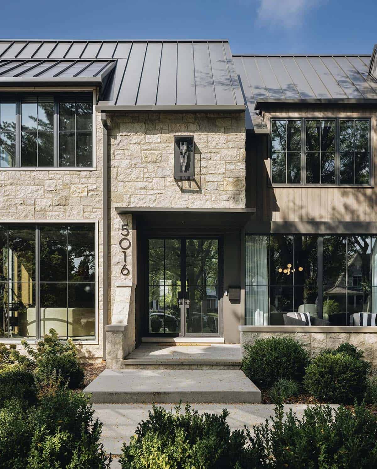 Transitional Style Home Exterior