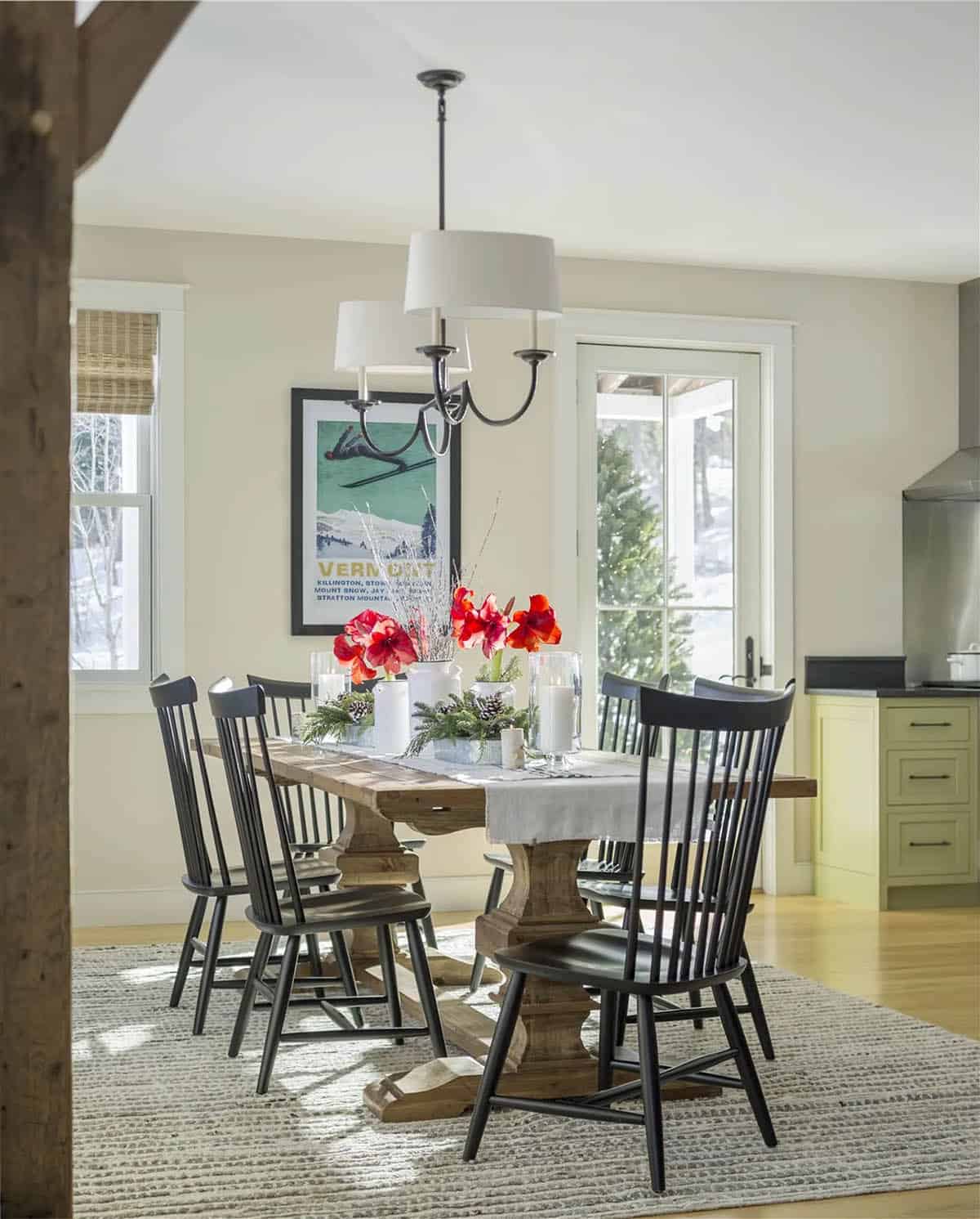farmhouse style dining room