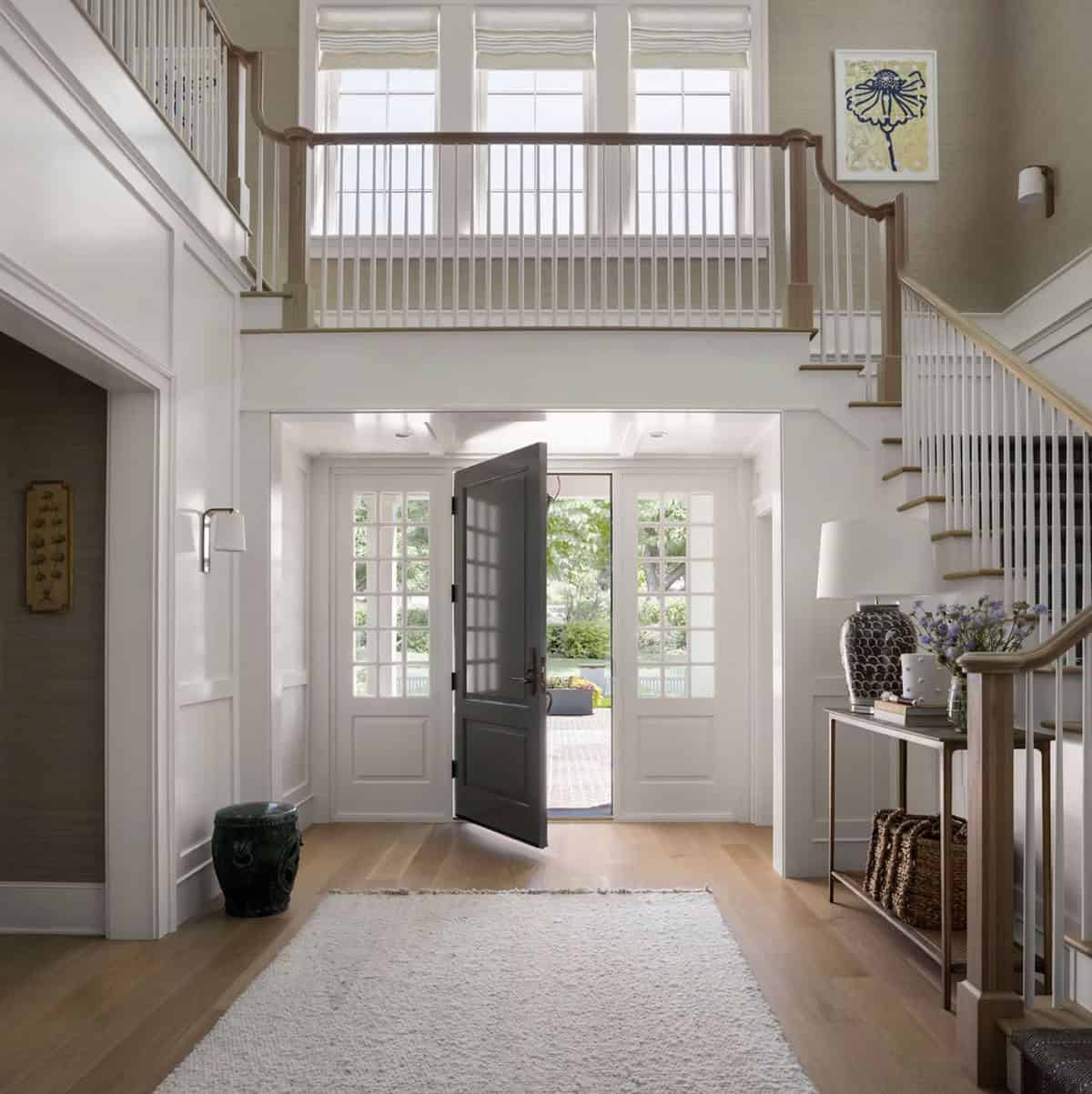 coastal style home entry