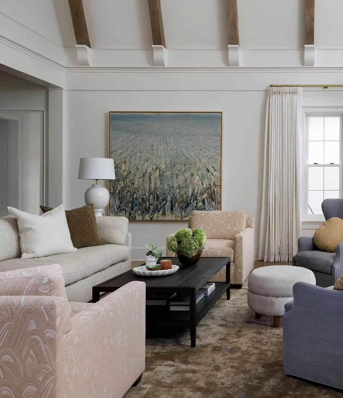 coastal style living room