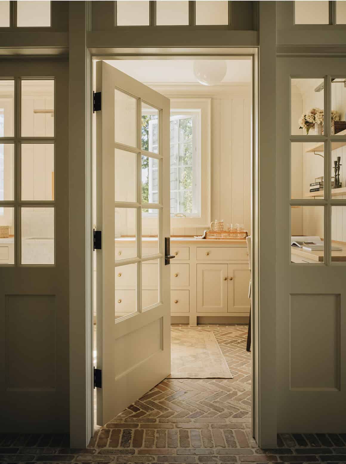 contemporary hallway