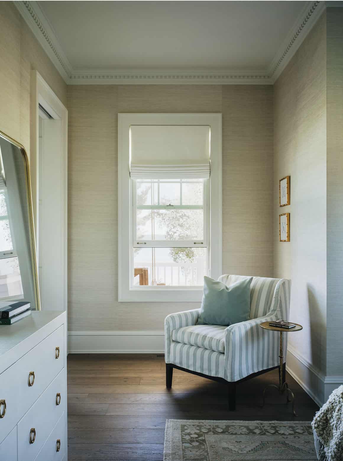 contemporary walk-in closet