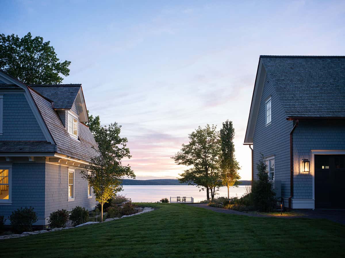 contemporary guest house exterior