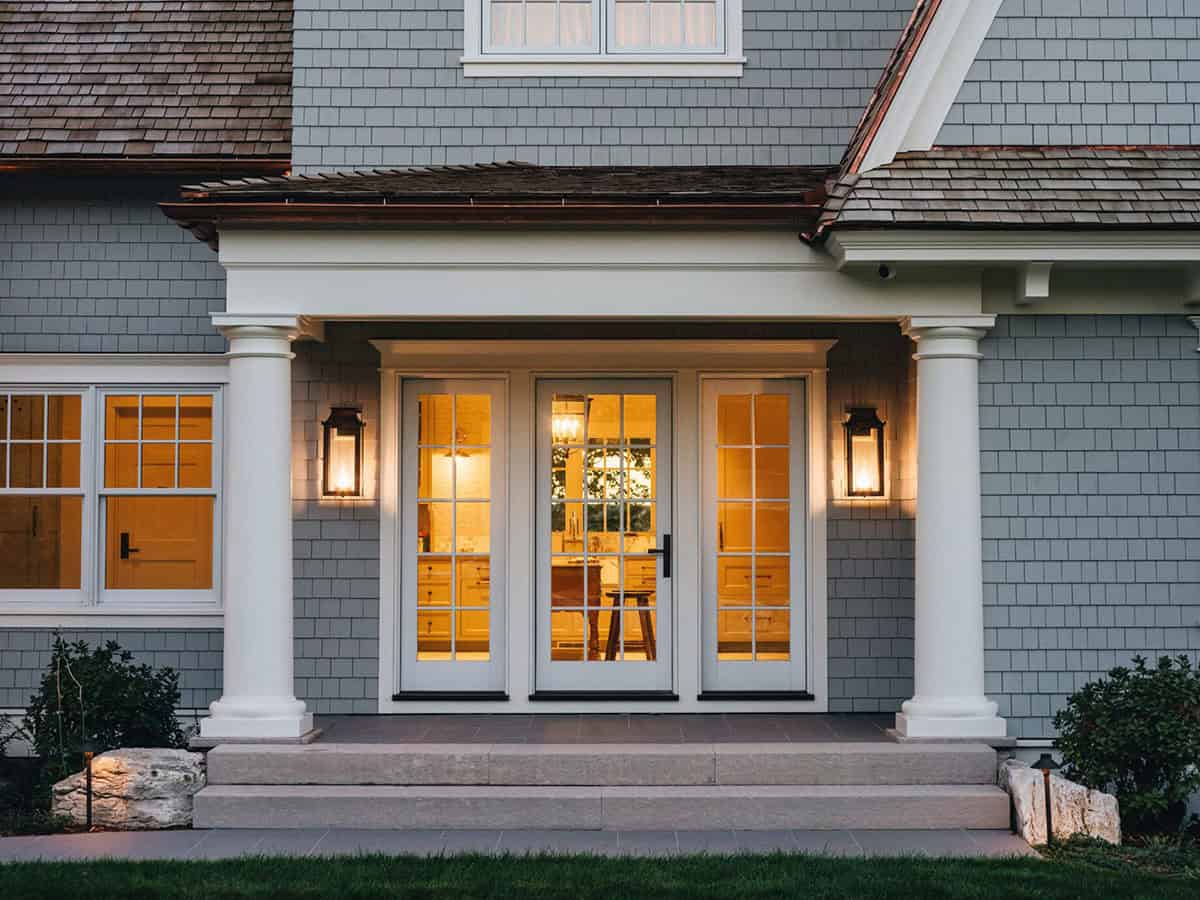 contemporary guest house exterior