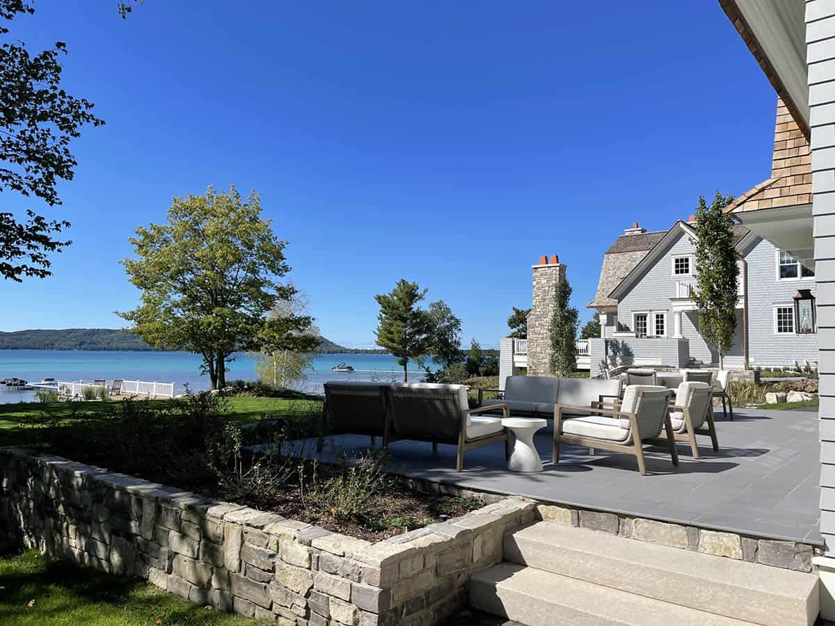 contemporary guest house exterior