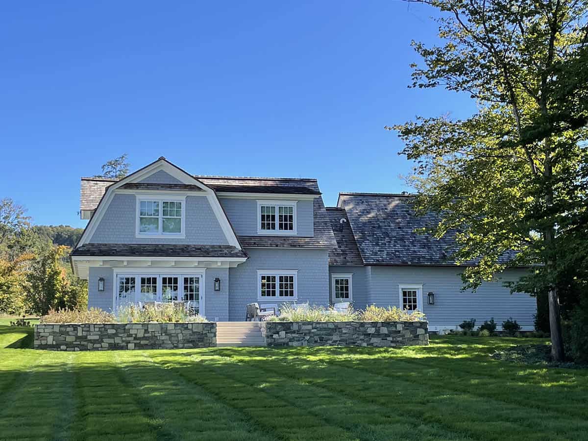 contemporary guest house exterior