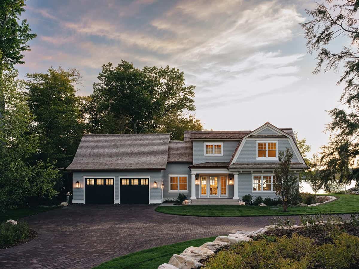 contemporary guest house exterior